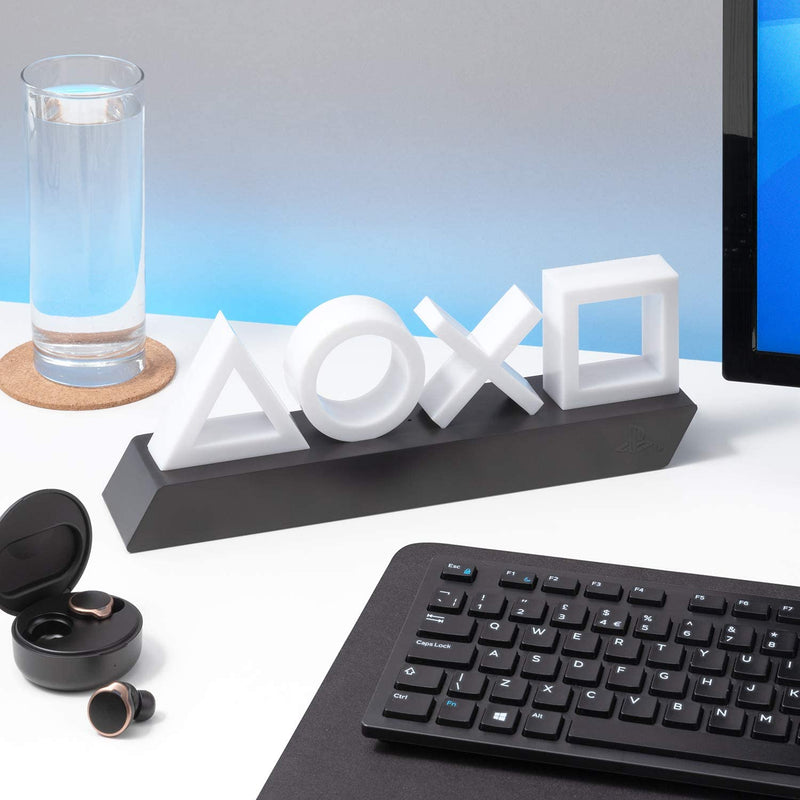 【We donate £1 for every £10 sold to aid Turkey】Playstation Icons Light with 3 Light Modes Reactive USB or Battery Powered Game Room Neon Light