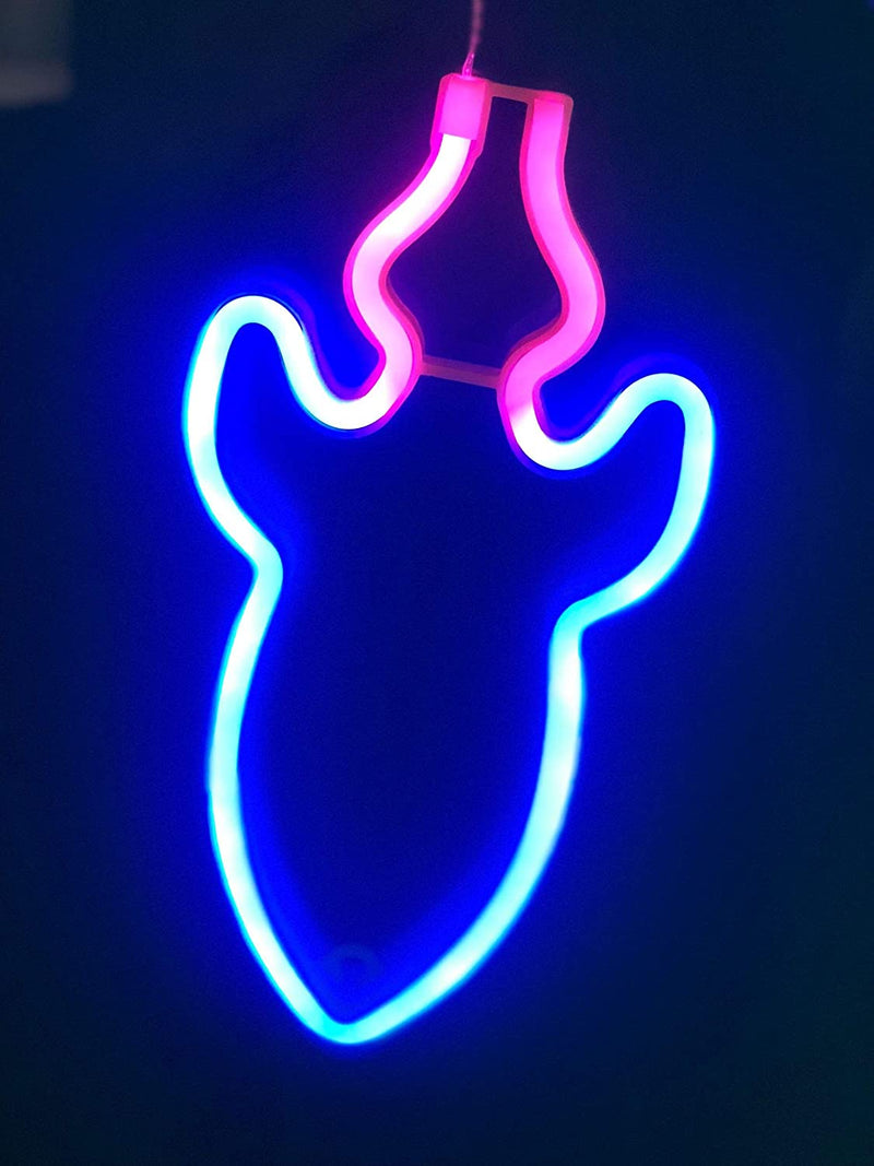 【We donate £1 for every £10 sold to aid Turkey】Rocket Acrylic Neon Signs Battery Or USB Powered Decorative Night Light Wall Decor for Kids Room Christmas Birthday Wedding Party Decorations